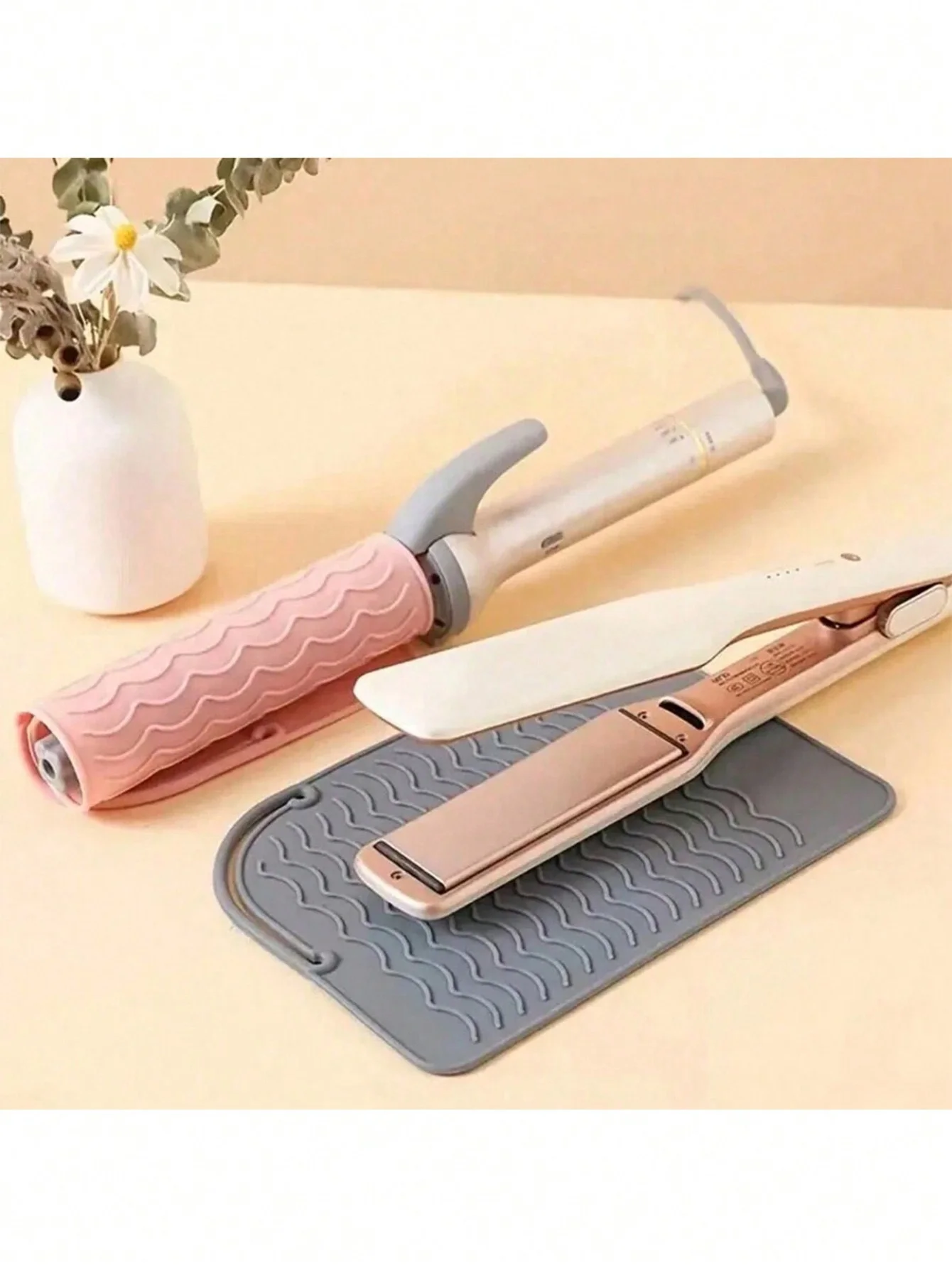 Cubierta aislante silicona rizador resistente altas temperaturas viaje - imagen 4