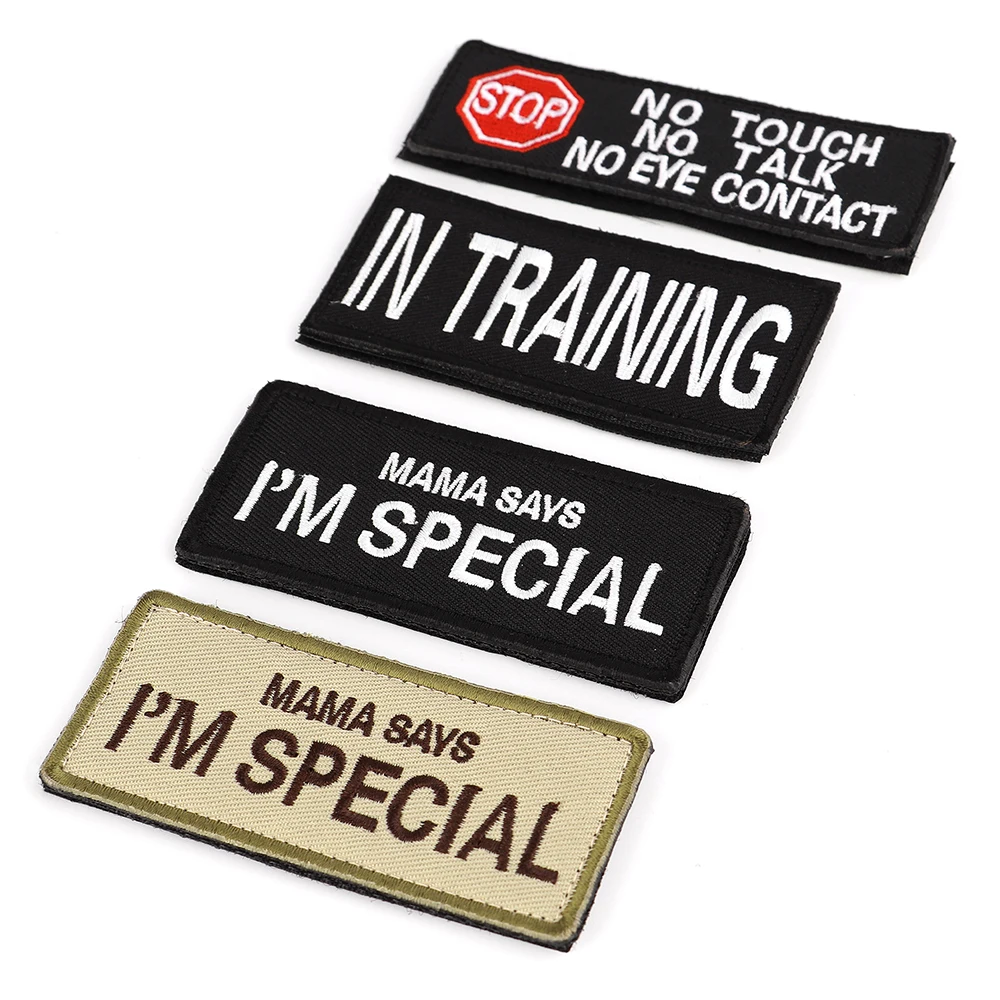 Etiqueta de arnés de Collar de perro, etiqueta adhesiva especial para perros, Collar de arnés, parches de arnés de trabajo para perros, accesorios para mascotas, pastor alemán - imagen 3