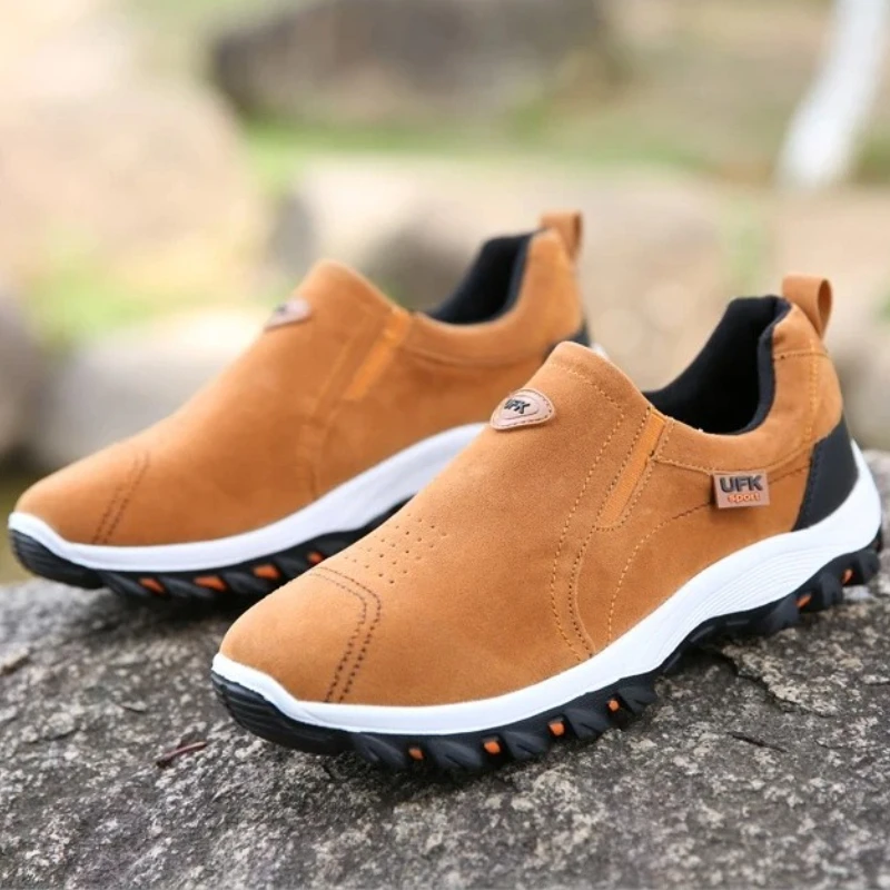 Zapatillas de deporte al aire libre para hombre, zapatos para caminar, zapatos cómodos para calzado masculino, zapatos de escalada y senderismo para hombre - imagen 4