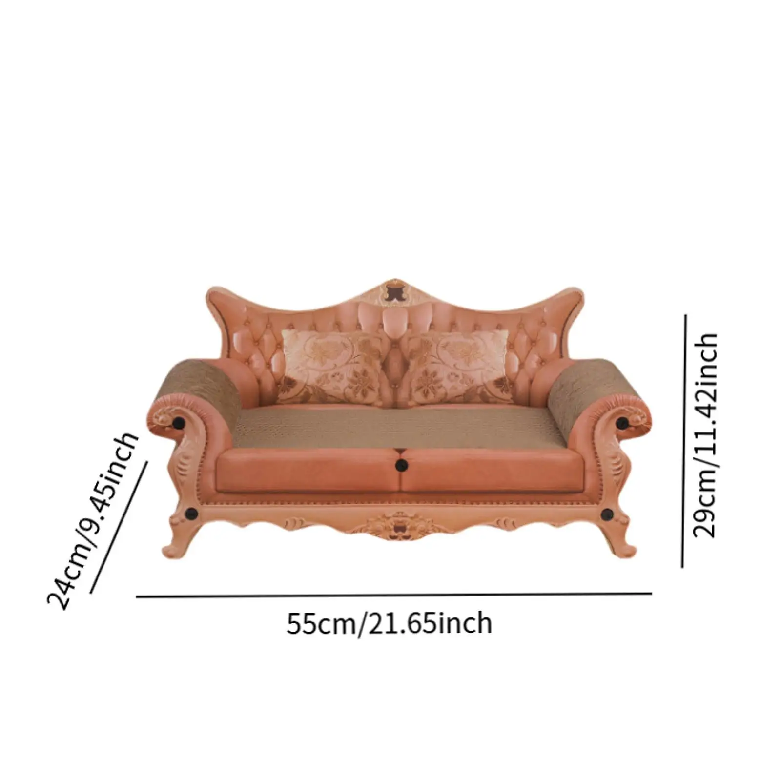 Cat Scratcher Sofa,Scratching Lounge Sturdy,Cat Lounge,Resting Furniture Protecter Luxury Scratching Pad Corrugated Cardboard