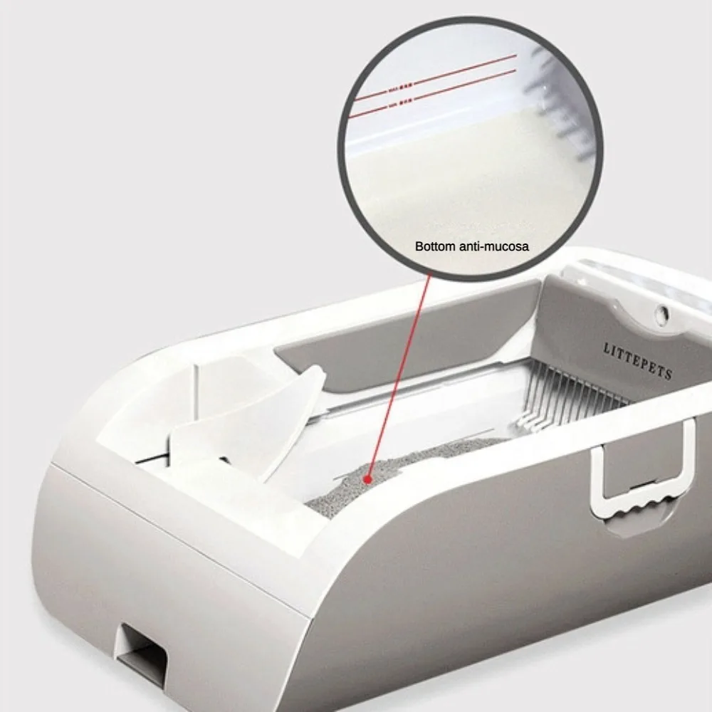 Caja de arena para gatos autolimpiable, inodoro de gran tamaño, bandeja automática inteligente para gatos, cajas de arena para pisos y accesorios para el hogar, productos para mascotas - imagen 3