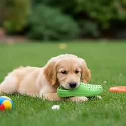 Juguete para masticar perro zapatilla duradero cachorros dentición