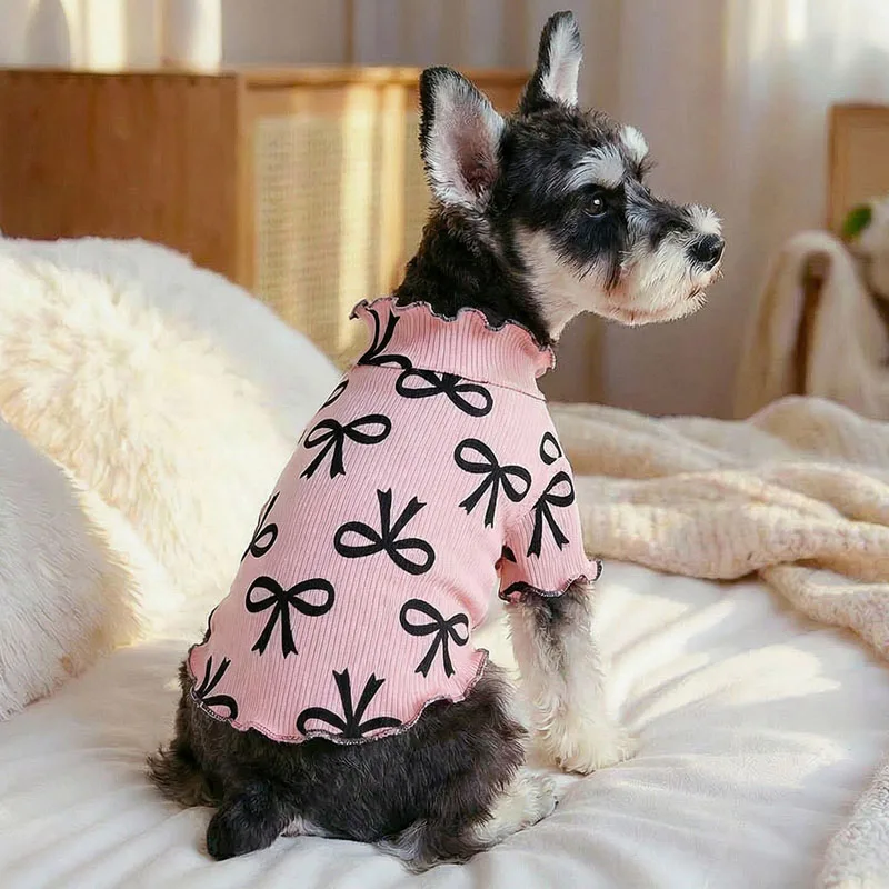 Sudadera con lazo rosa para perros pequeños Chihuahua - talla XS - imagen 2