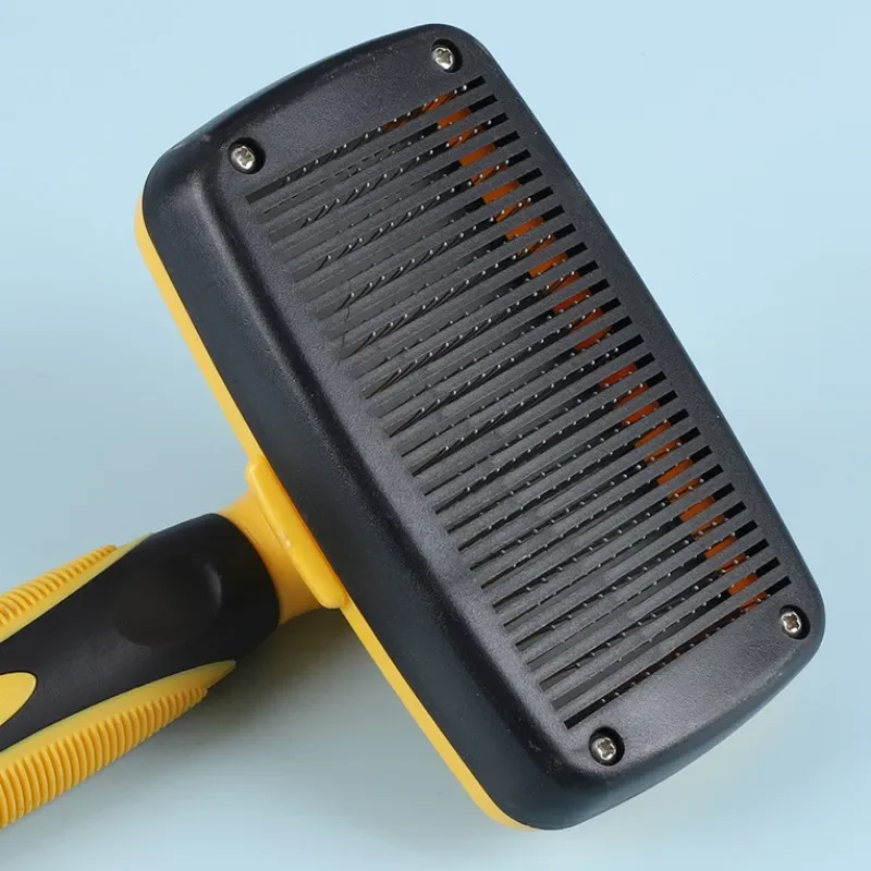 Cepillo automático para mascotas, peine de masaje con un clic, removedor de pelo, autolimpieza, suministros para mascotas - imagen 5