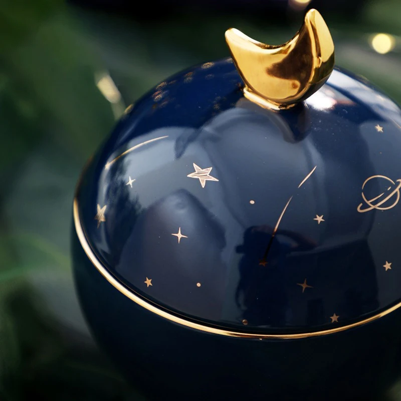 Urnas de cerámica con diseño de planeta para cenizas de mascotas, urnas conmemorativas para perros y gatos, cremación de cenizas, urna funeraria, Anforas, productos para mascotas - imagen 2