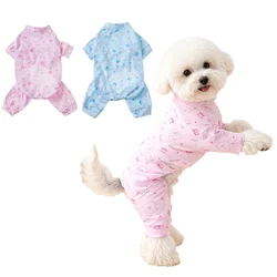 Pijama oso para perros y gatos – Ropa de dormir suave de algodón