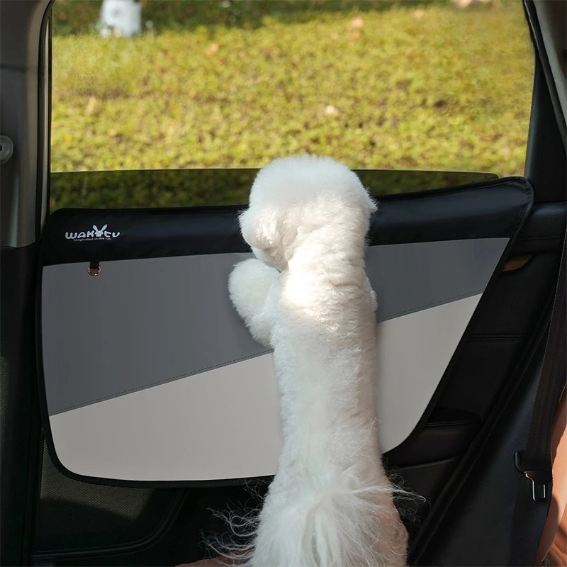 Alfombrilla antiarañazos de viaje para coche – Perros y gatos - imagen 2