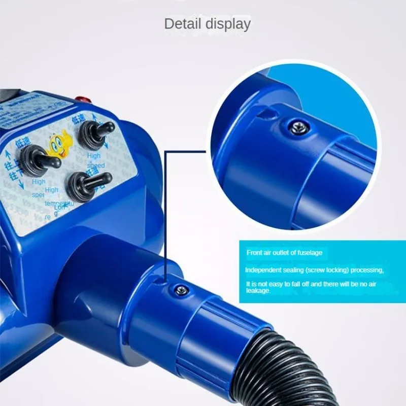 Soplador de secador de pelo para mascotas, Kit de limpieza de ventilación, 2 en 1 - imagen 2