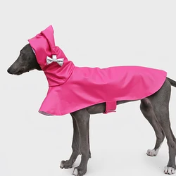Chaqueta cuero ultraligera para galgo – Abrigo rosa impermeable