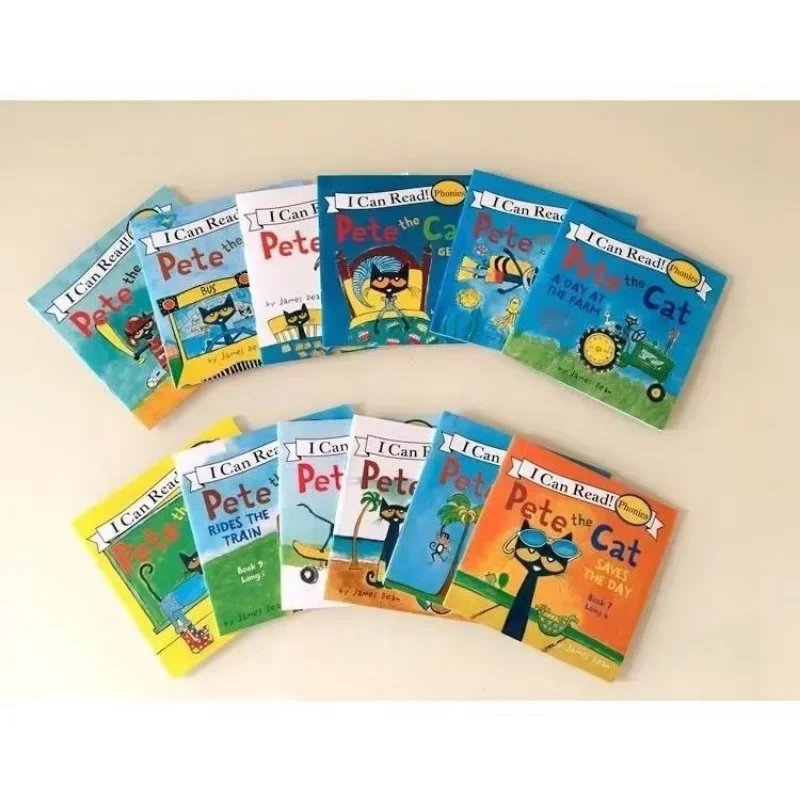 Libros ilustrados Pete The Cat para niños, bebés, historias famosas, aprendizaje de historias en inglés, juego de libros para niños, regalos de lectura para antes de dormir para bebés - imagen 5
