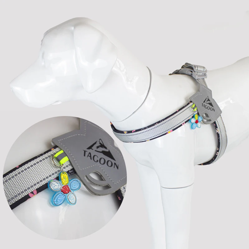 Arnés reflectante para mascotas, accesorio acolchado, sin tirones, en forma de Y, para perros pequeños Y medianos, malteses, Beagle, Pug - imagen 5