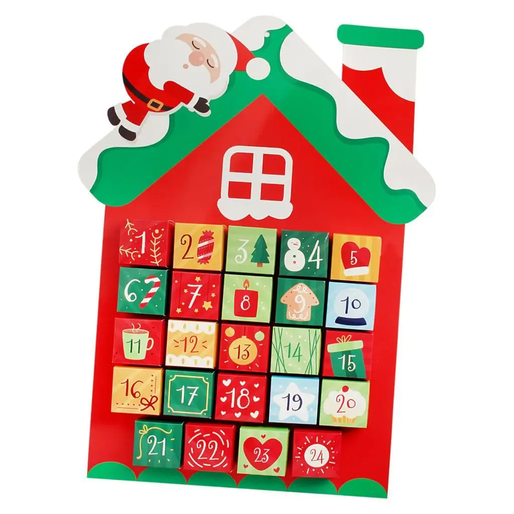 Christmas Advent Calendar Bedroom Business Restaurants Number Date Ornament Dorm Wall Hanging Christmas Calendar Xmas Decoration