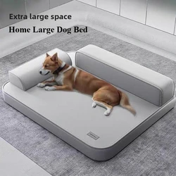 Caseta grande para perro de exterior - Impermeable y resistente con cama lavable