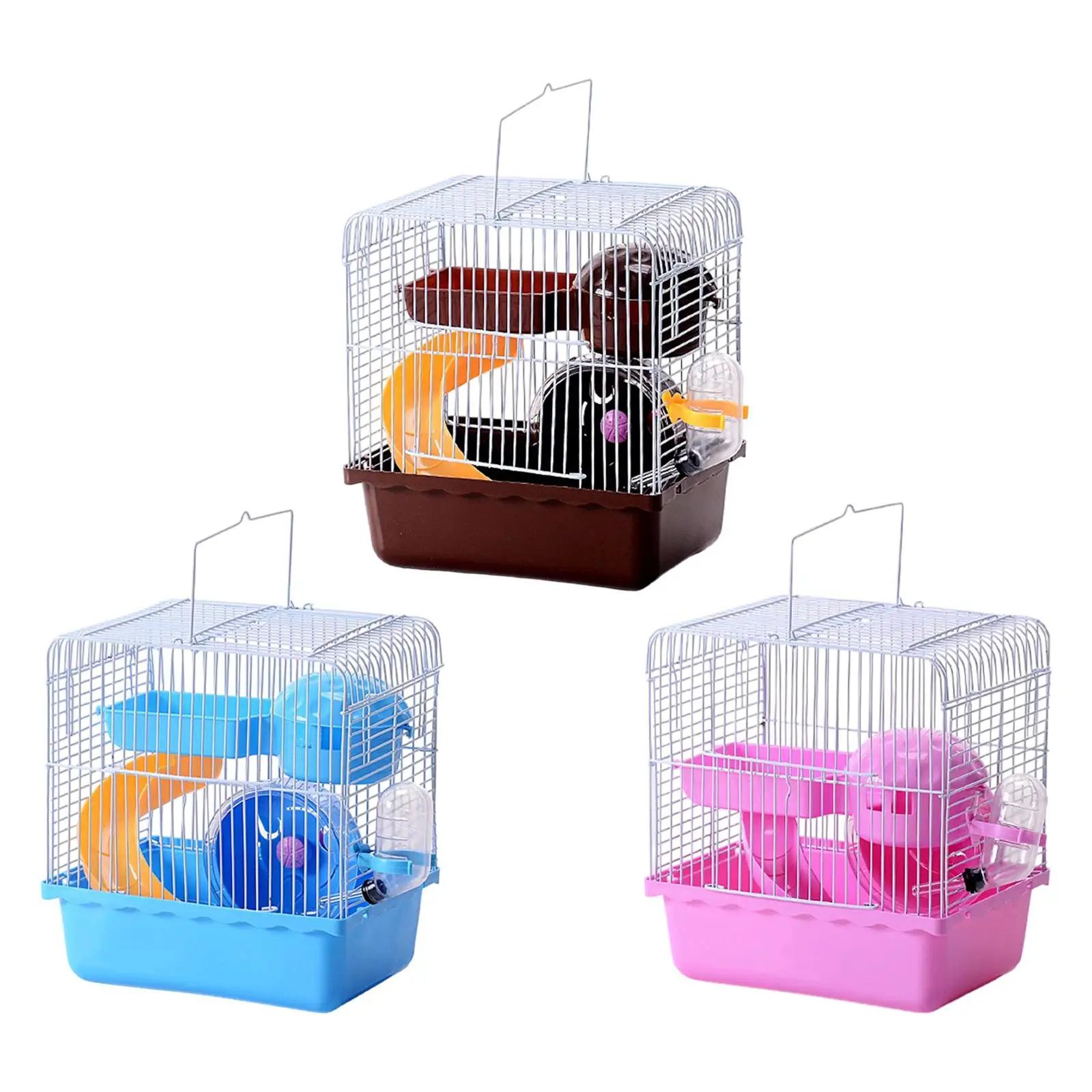 Guinea Pig Cage Travel Rat Cage Ventilated Accessory Easy to Carry for Temporary Housing Multipurpose Small Animal Carrier