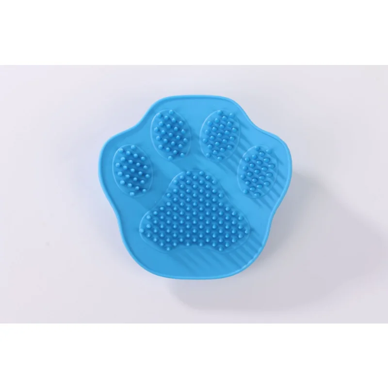 Cepillo de baño con forma de garra para perros y gatos, guante de lavado de goma suave, masaje de pelo de mascotas, aseo de piel - imagen 4