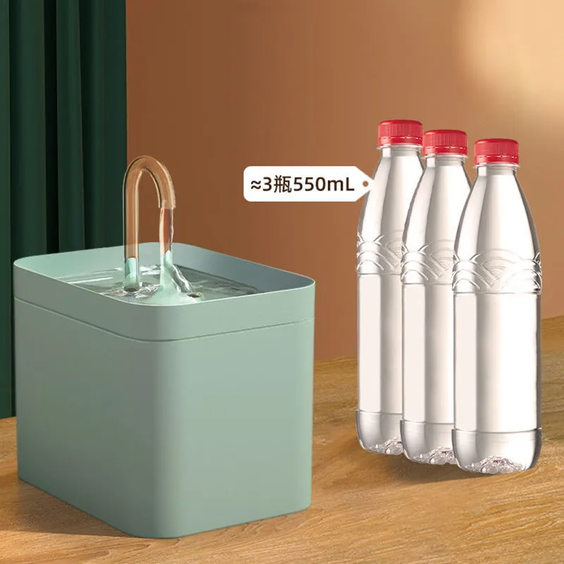 Dispensador de agua para gatos, circulación automática, dispensador de agua móvil inteligente, lavabo para beber para perros y gatitos, productos para mascotas - imagen 4