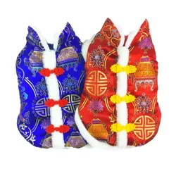 Ropa de Año Nuevo para perros y gatos – traje Tang festivo cómodo