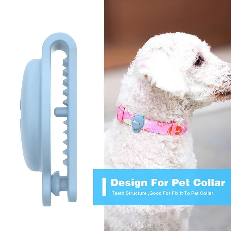 Cubierta de rastreador GPS para mascotas, cubierta de localizador inteligente, rastreador portátil para perros, gatos, perros, pájaros, cubierta de seguimiento de registros antipérdida, funda de silicona - imagen 3