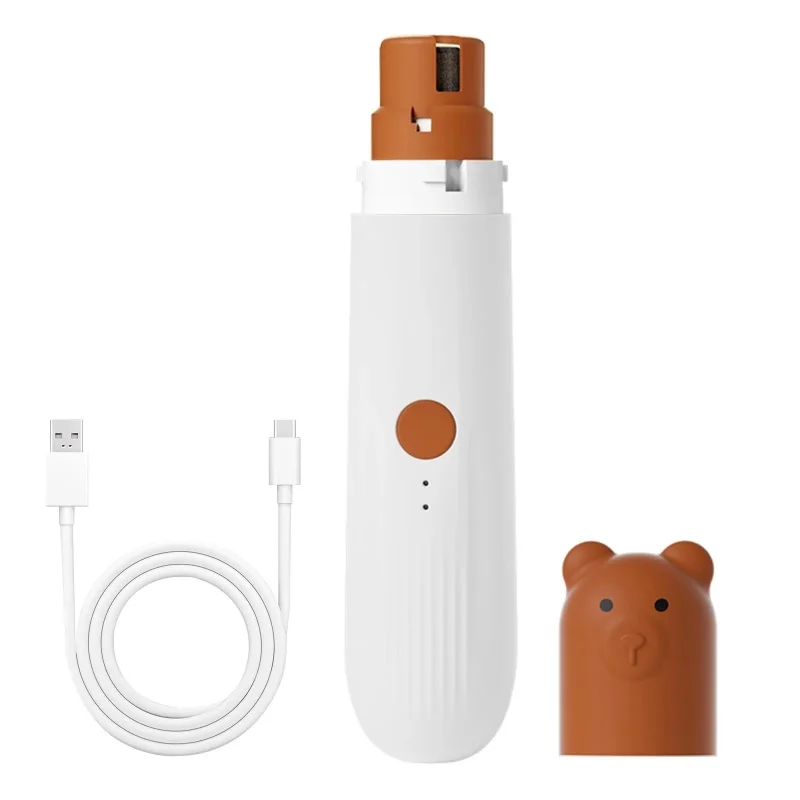 Molinillo de uñas eléctrico para mascotas popular con luz LED para iluminar la línea sanguínea, adecuado para gatos y perros, cortaúñas eléctrico - imagen 4