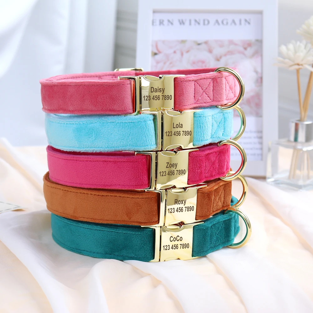 Collar floral personalizado con grabado - imagen 3