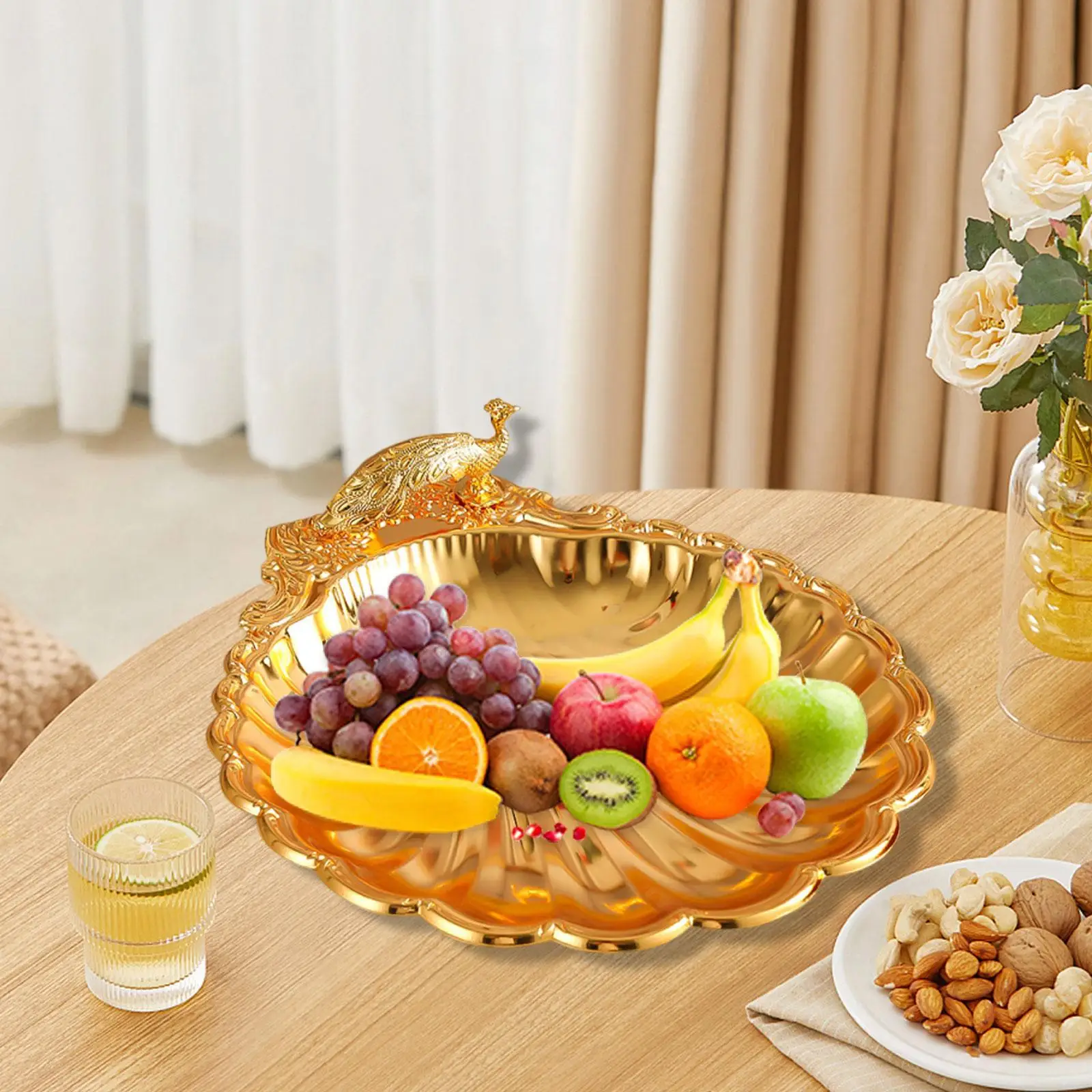 Fruit Tray Container Multifunctional Iron Storage Organizer Gifts Vegetable Holder for Home Bread Households Items Veggies Fruit Tray Container Multifunctional Iron Storage Organizer Gifts Vegetable Holder for Home Bread Households Items Veggies