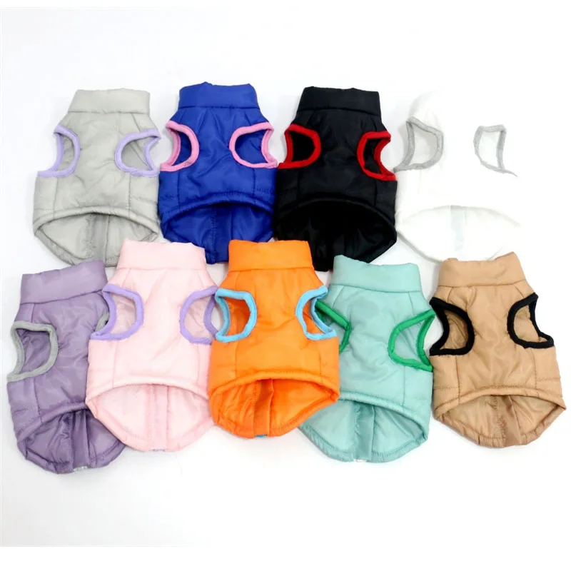 Ropa para perros, ropa acolchada de invierno, chaleco, chaqueta para perros pequeños, Chihuahua, perro salchicha, York, ropa para cachorros, gatitos, abrigo, chaqueta, traje - imagen 2