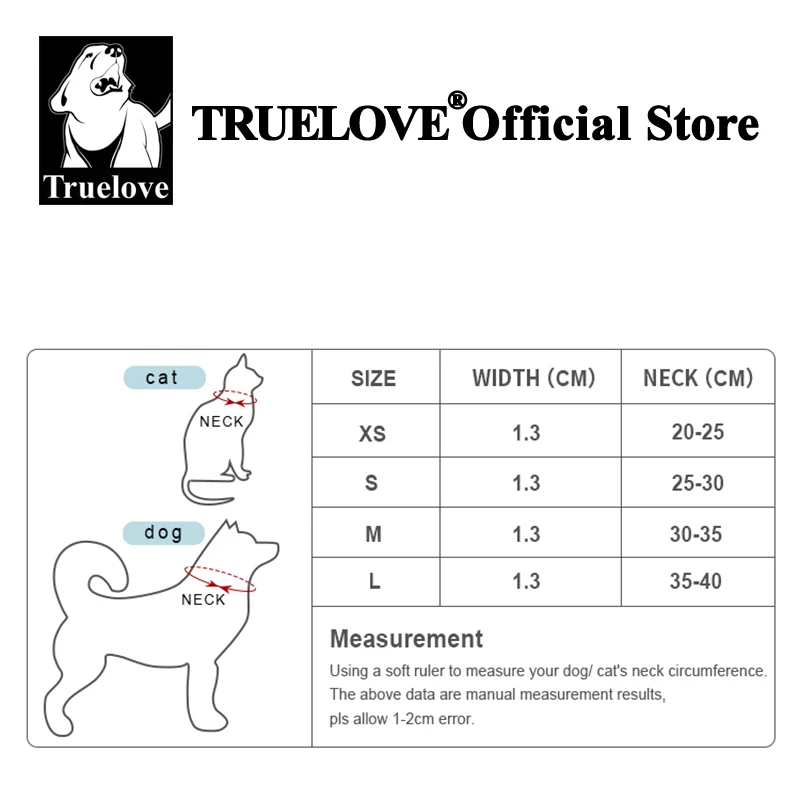Truelove-Collar Floral de algodón con lazo para mascotas, pajarita ajustable, suave y cómoda, para perros pequeños y medianos, TLC5411 - imagen 4