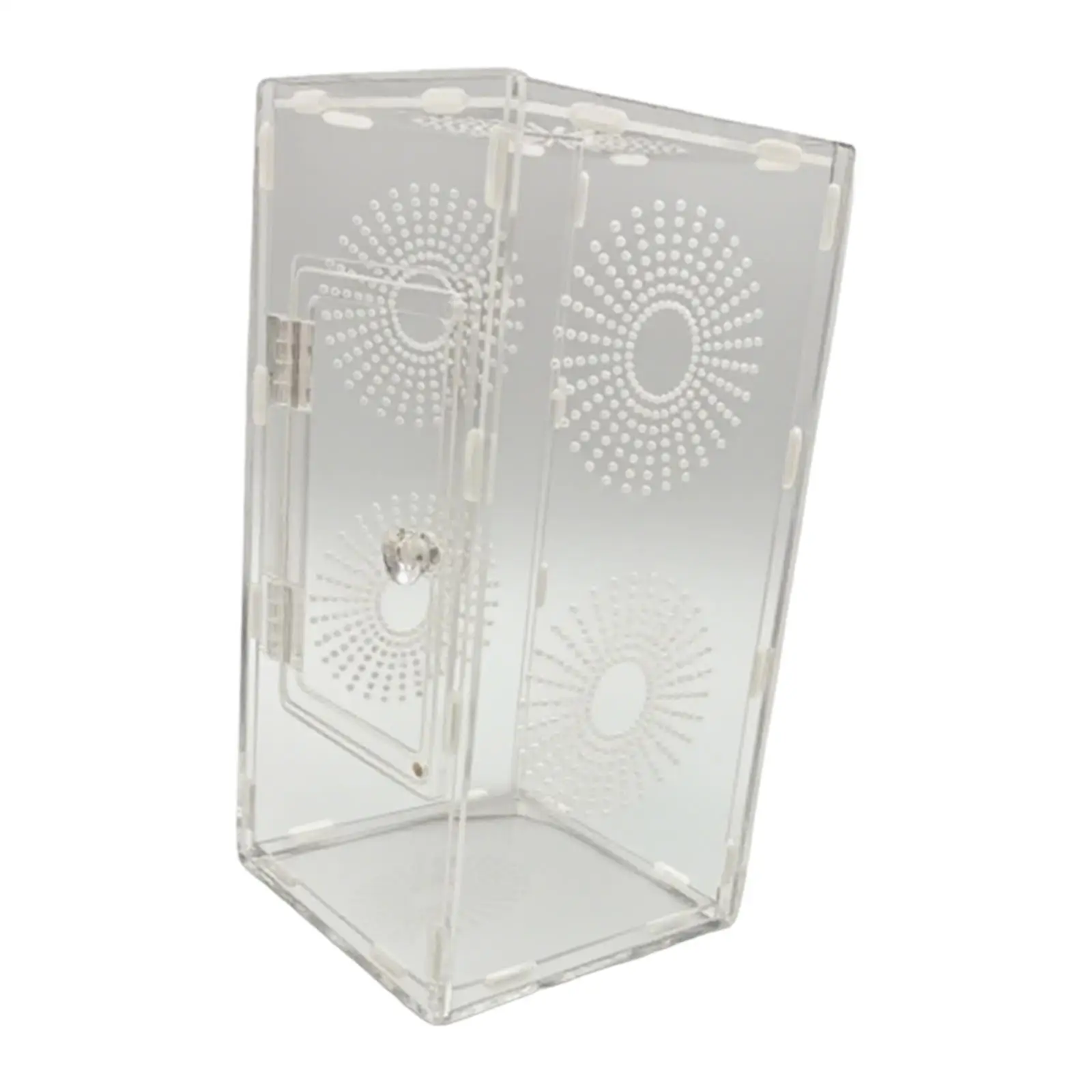 DIY Assembly Acrylic Small Reptile Terrarium Quick Installation Breeding Box