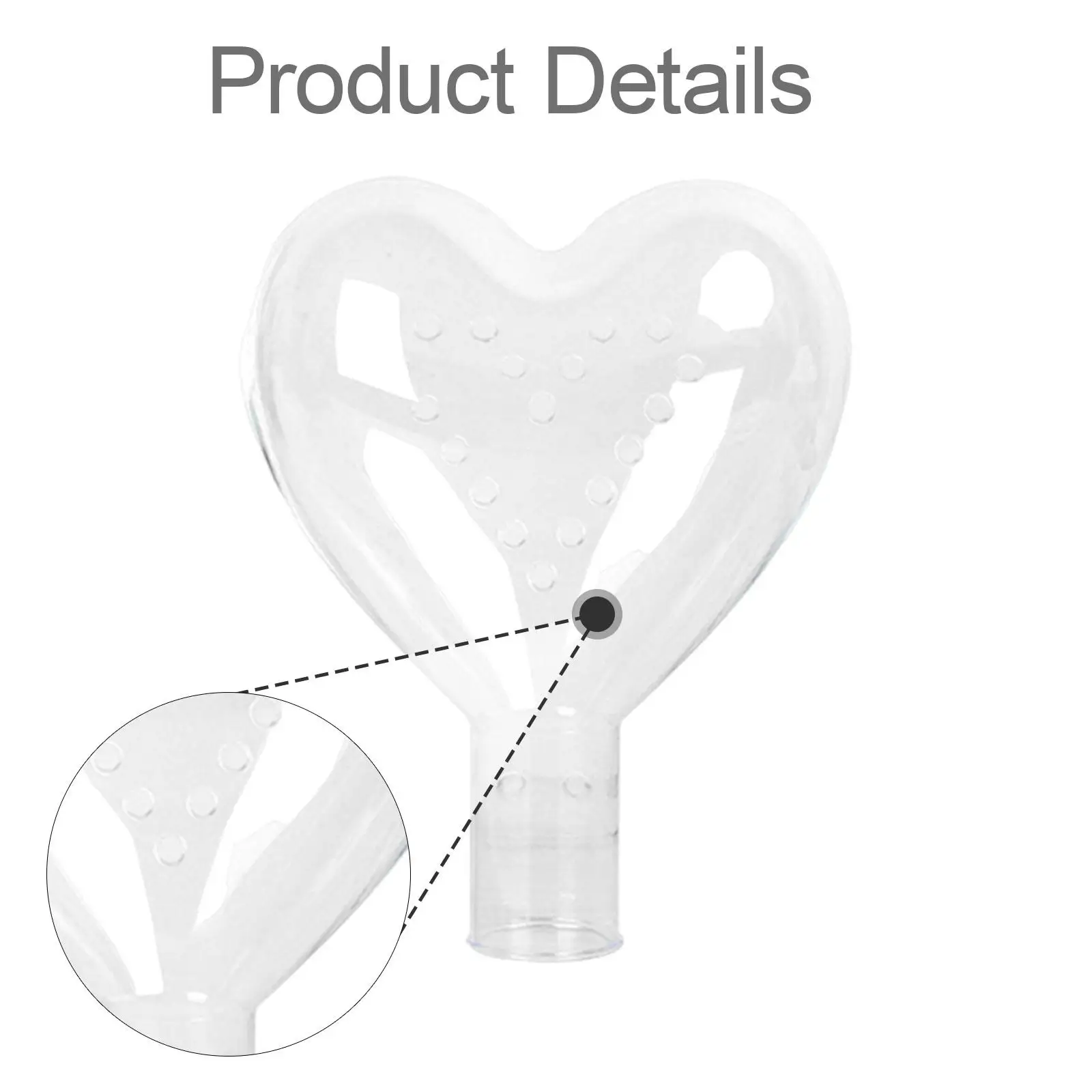 Caja de flores, arreglo de flores, envoltorio de ramo, accesorios para fotos, forma de corazón, bola de adorno transparente profesional para proyectos de bricolaje