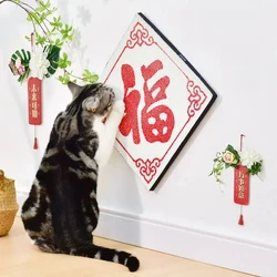 Rascador vertical para gatos – poste de rascar en paredes interiores