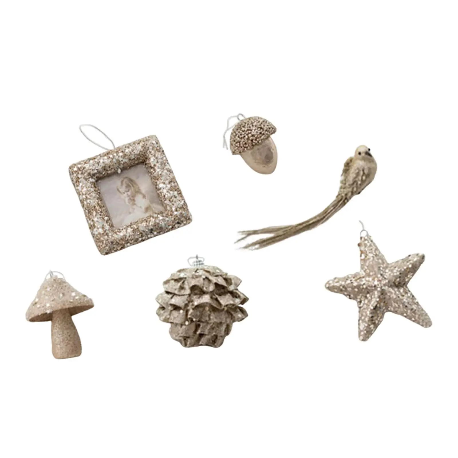 Christmas Tree Decorations Decorative Baubles Party Supplies Crafts DIY Christmas Ornaments for Engagement Valentine's Day