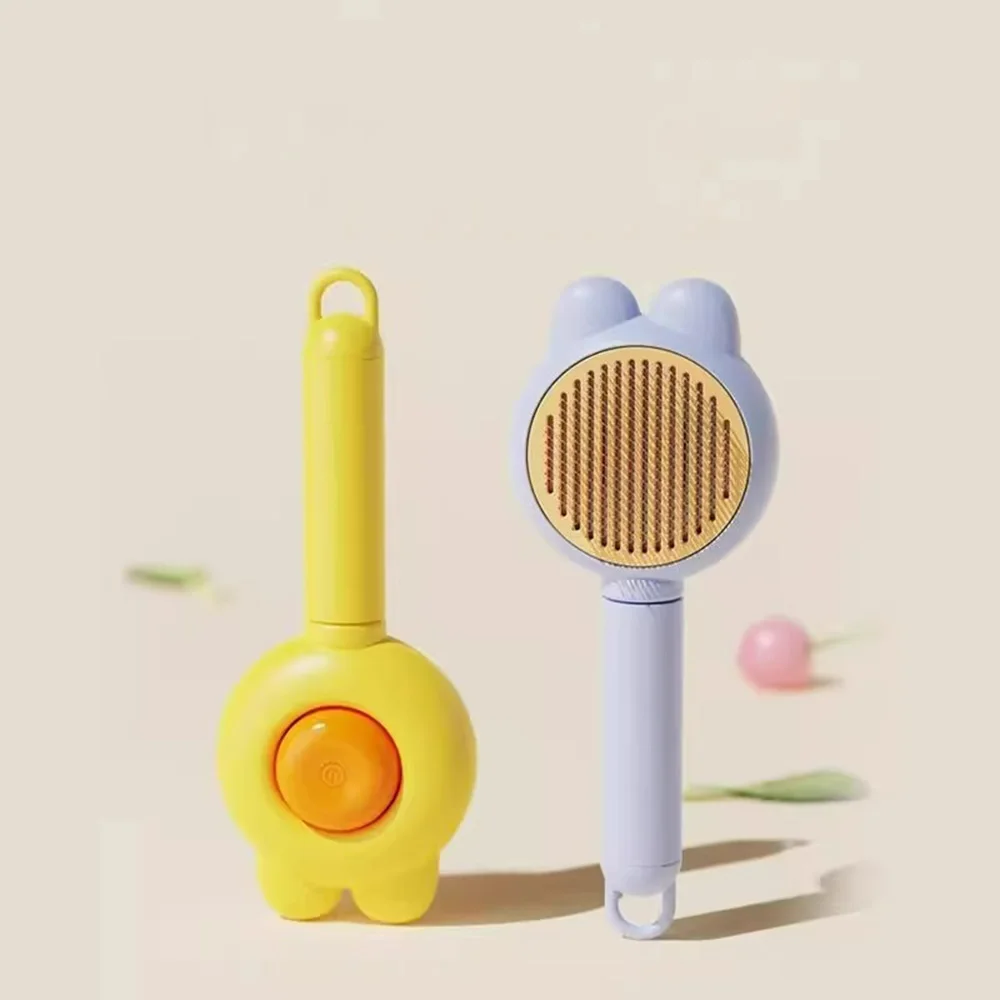 Peine para gatos, cepillo profesional para desmatting, para perros y gatos de pelo largo, herramienta de aseo efectiva para eliminar la piel, - imagen 2
