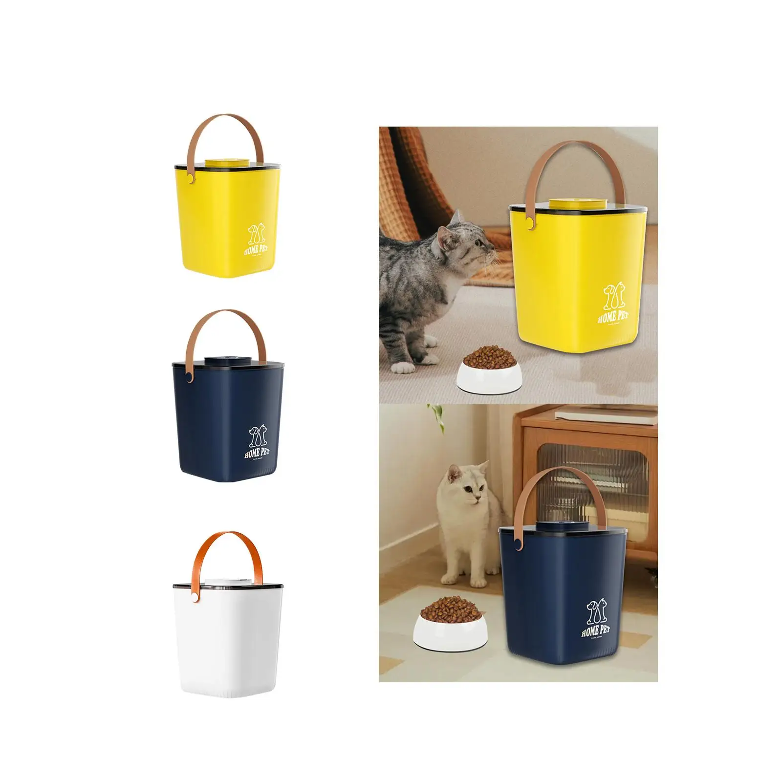 Pet Food Storage Container Vacuum Airtight for Dogs Cats Cat Food Bucket Pet Food Storage Container Vacuum Airtight for Dogs Cats Cat Food Bucket