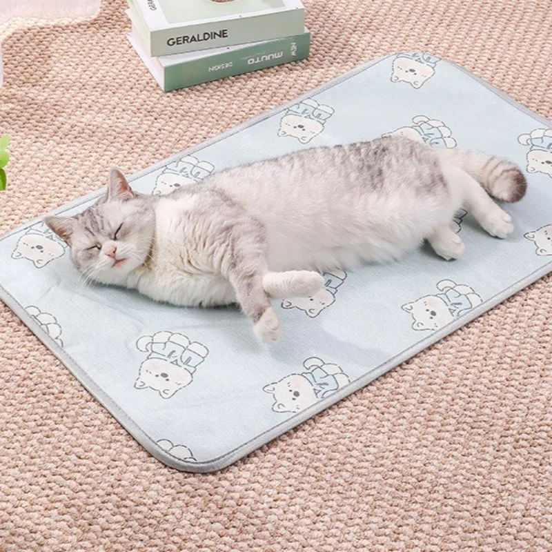 Esteras refrescantes de verano para mascotas, cojín para sofá, perros, camas para dormir transpirables, suministros de disipación de calor para el hogar, gatitos y cachorros - imagen 3