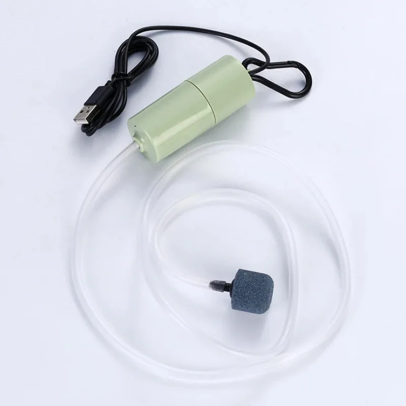 Bomba de aire USB para acuario con piedra de aire y tubo de silicona, bomba de oxígeno ahorradora de energía para pesca en acuario - imagen 5