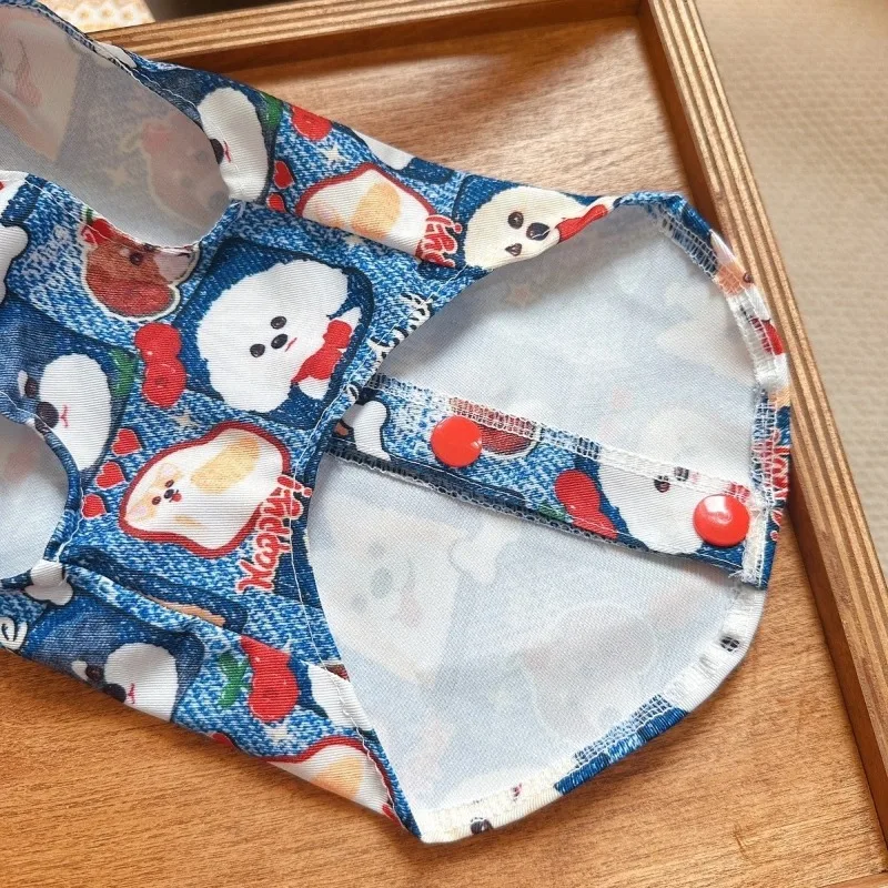 Ropa vaquera de moda para perros, abrigo vaquero para perros, ropa para cachorros, chaqueta vaquera para perros pequeños, chaleco para perros, abrigo, trajes para cachorros, ropa para gatos - imagen 2