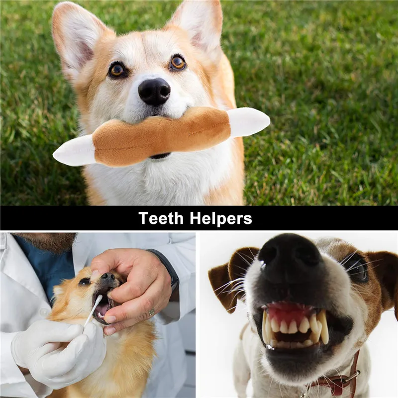 Juguetes de peluche chirriantes para perros pequeños y medianos - imagen 4