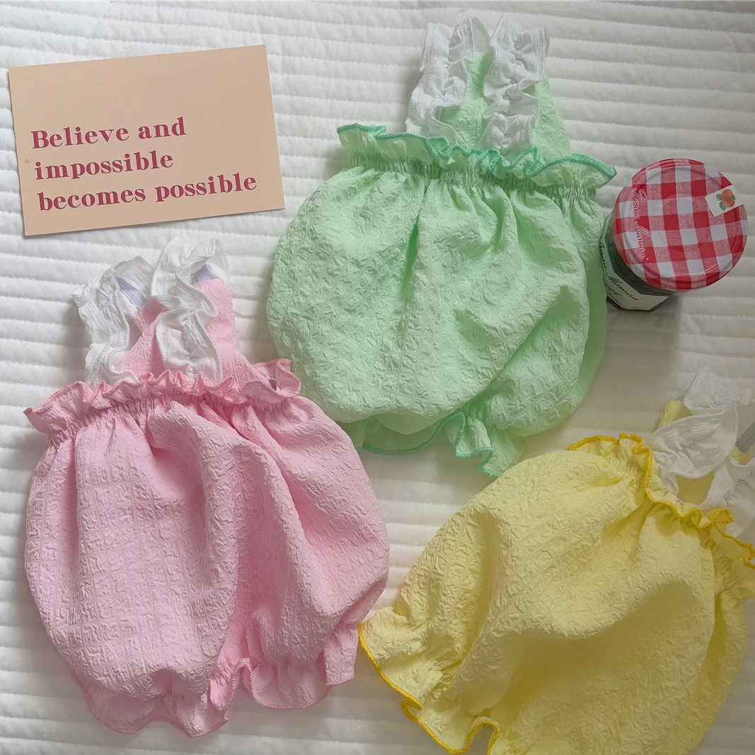 Vestido de flores de primavera para mascotas, vestido de burbujas de encaje para gatos pequeños, ropa para mascotas, vestido colorido bonito de princesa para perros, ropa para cachorros