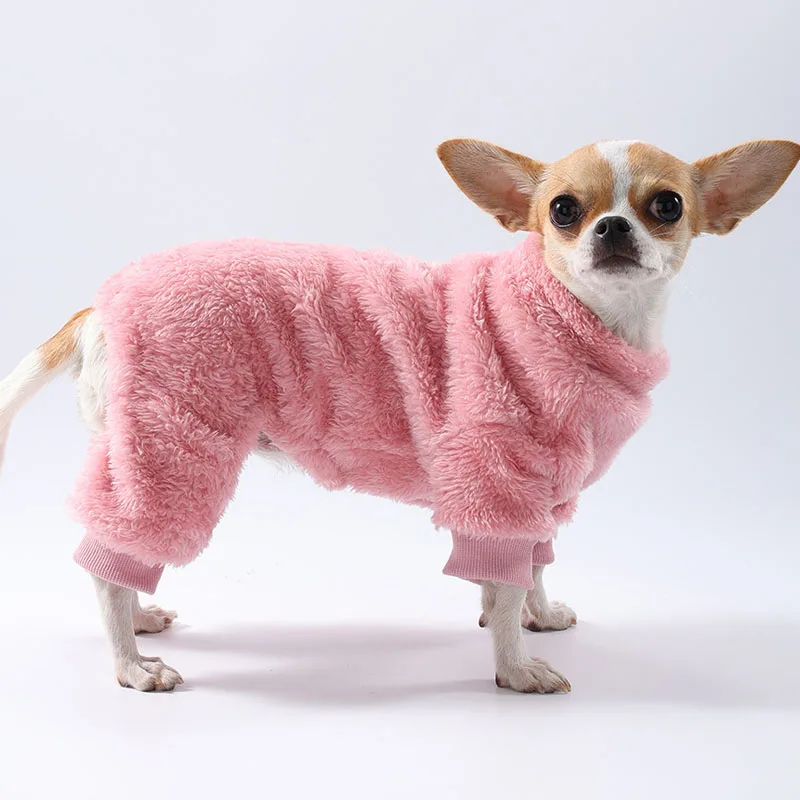 Pijama de lana para perros pequeños – abrigo invierno cachorros - imagen 3