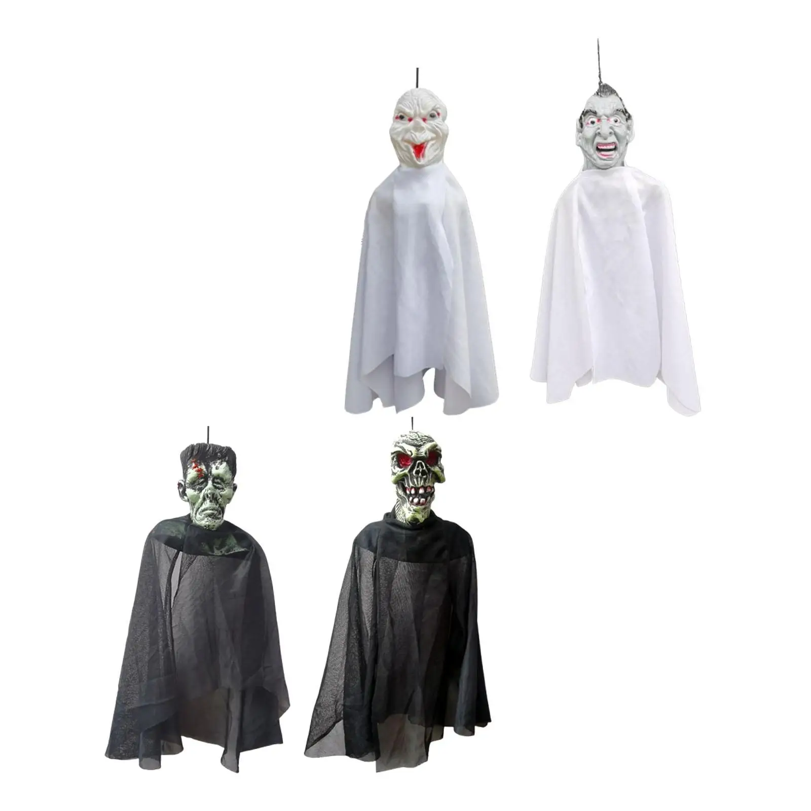 Halloween Hanging Ghost Decor Evil Creative Portable Halloween Hanging Decoration for Doors Party Favors Entry Gate Garden Lawn