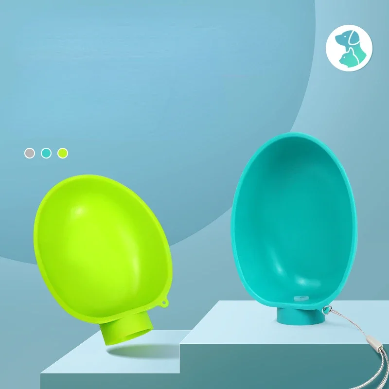 Botella de agua portátil para mascotas, taza de viaje para perros y gatitos, fuente de alimentación al aire libre, tazón para beber - imagen 4