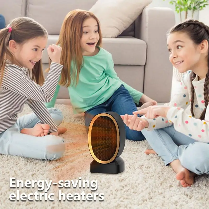 Calentadores de escritorio portátiles de cerámica PTC, calefacción rápida, calentadores de espacio interior para piso, mesita de noche, mesa de estudio, escritorio de computadora - imagen 2