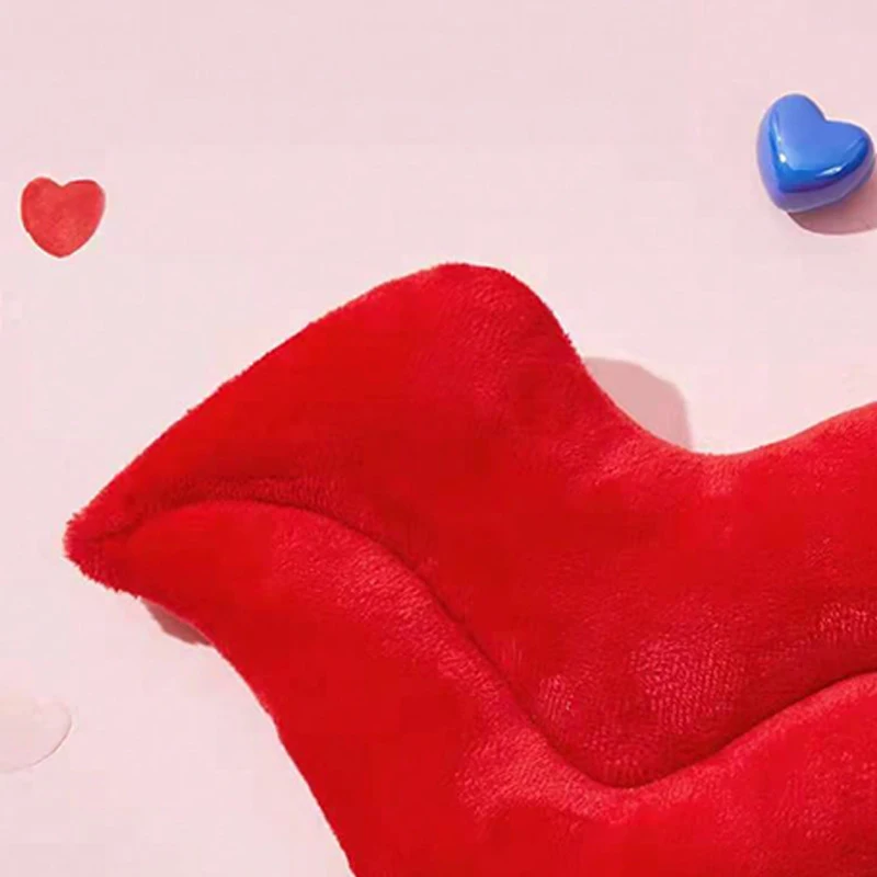 Juguete de peluche para mascotas, labios rojos, juego interactivo, boda, día de San Valentín, regalos de fiesta - imagen 4