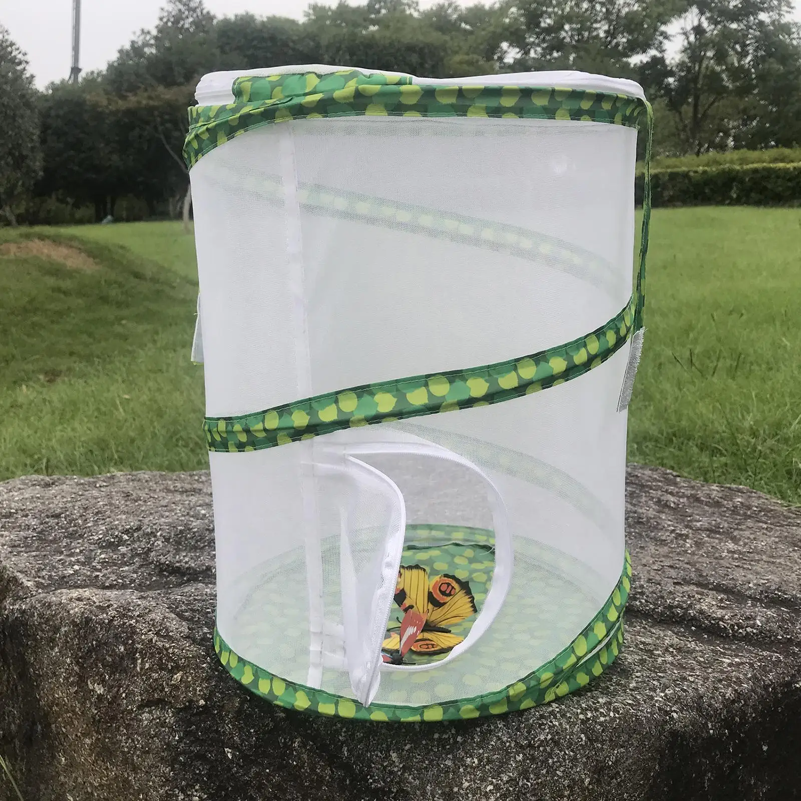 Jaula para hábitat de insectos y mariposas, diseño hacia arriba, para observación natural, levantamiento de mariposas y insectos - imagen 2