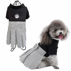 Vestido para mascotas, falda tipo kimono para perros y gatos, vestido de verano para perros y gatos, vestidos de princesa para cachorros con pajarita, abrigo para mascotas, ropa, chaqueta, producto para mascotas