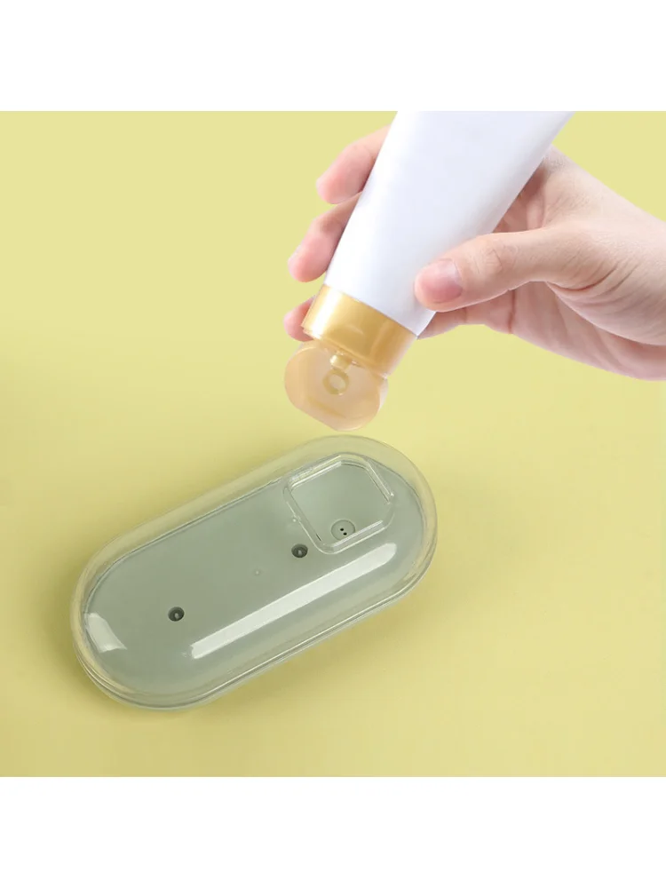 Cepillo de baño para perros y gatos, cerdas de silicona suave con dispensador de champú, guantes de masaje para calmar el baño - imagen 3