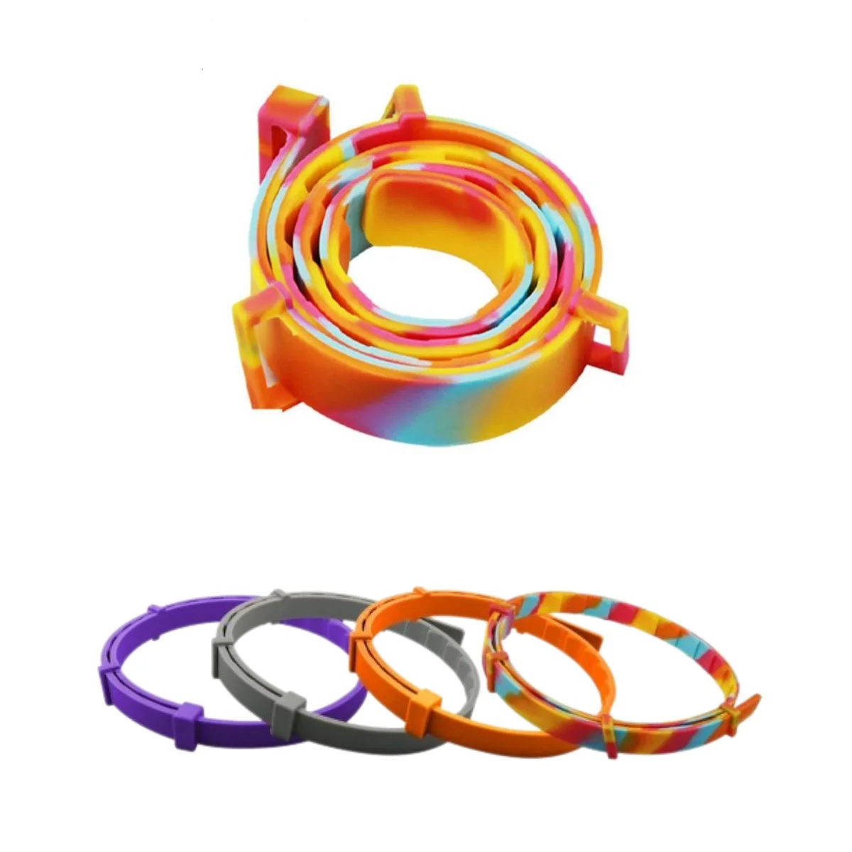 Collares de goma natural para perros 38-62 cm ajustables y duraderos - imagen 5
