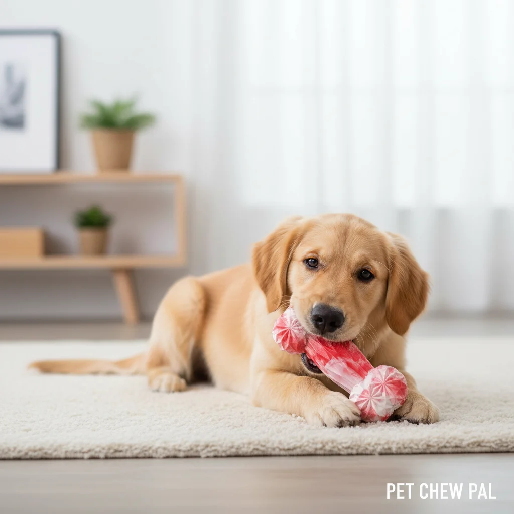 Juguete hueso masticable para perros – Alivio del aburrimiento y limpieza dental