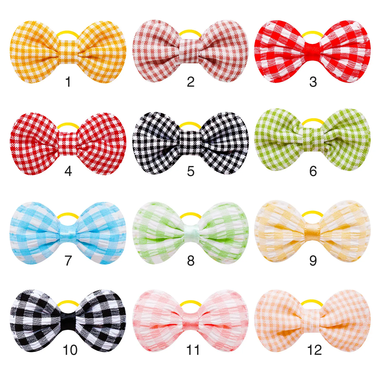 50 Lazos Perros Pequeños Masue Pets - Algodón Lazo Accesorios Pelo - imagen 3