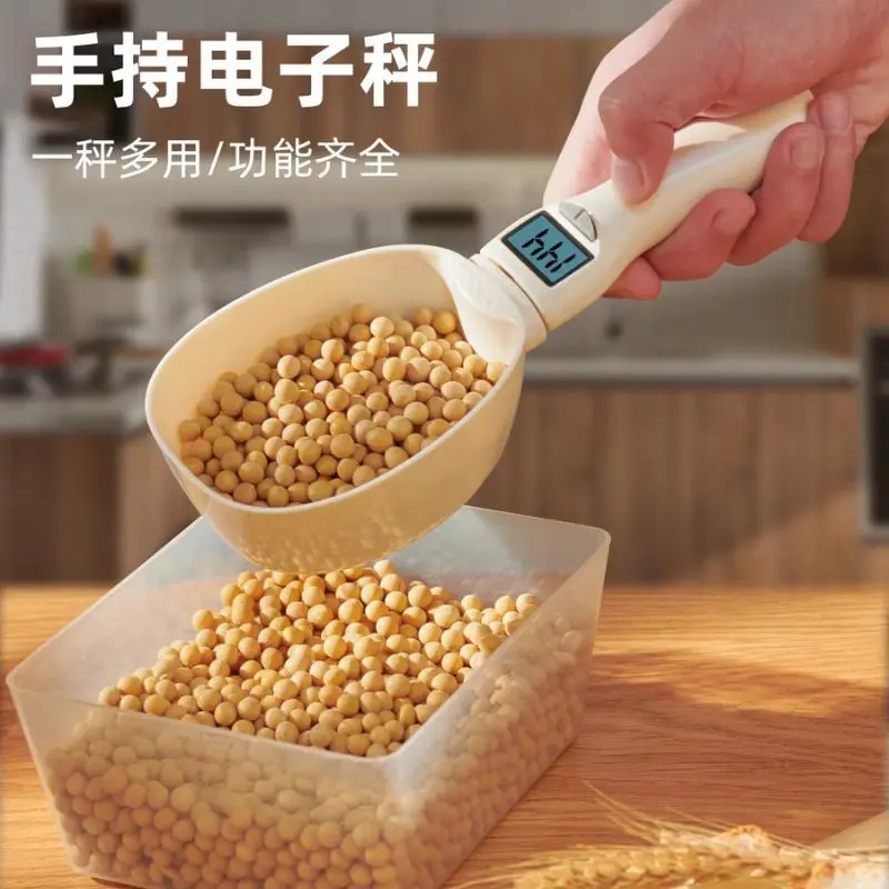 Cuchara báscula hogar pequeña Mini comida báscula electrónica cuchara medidora cocina gato perro comida básculas para mascotas - imagen 4